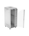 LANBERG szafa stojąca 19/42U 800x1000 drzwi szklane LCD flat pack szara V2 - nr 8