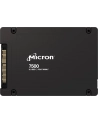 Dysk SSD Micron 7500 PRO 192TB U3 (15mm) NVMe Gen4 MTFDKCC1T9TGP-1BK1DABYYR (DWPD 1) TCG - nr 13