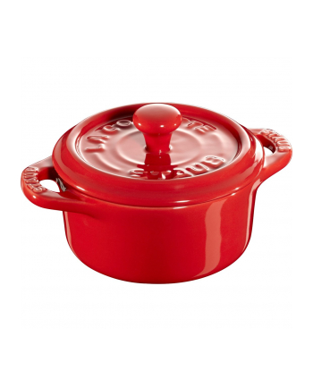 Staub Mini Cocotte Okrągły - 200 ml, Czerwony