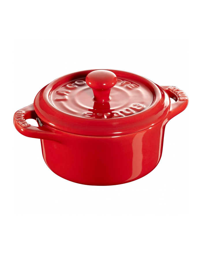 Staub Mini Cocotte Okrągły - 200 ml, Czerwony główny