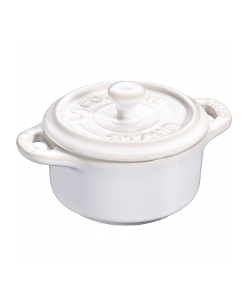 Staub Mini Cocotte Okrągły - 200 ml, Kość słoniowa