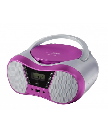 eltra Radioodtwarzacz CD LILA2 USB/BT różowy nr 1