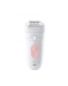 Braun Silk-épil 5 5-000 biało-różowy Głowica:pęset | Liczba prędkości:| Rodzaj zasilania: Akumulatorowe | Dodatkowe funkcje:| Kolor: - nr 11