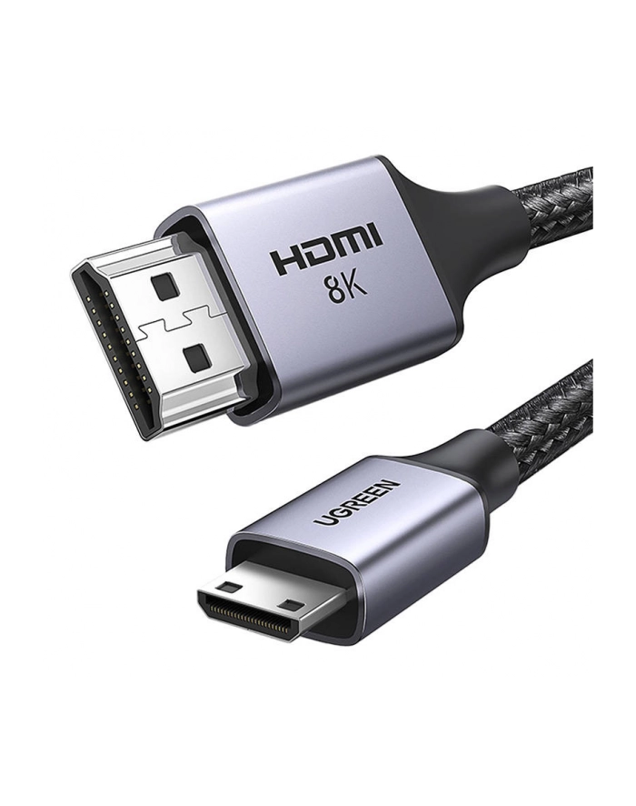 Ugreen HD163 Mini HDMI - HDMI 8K 1m czarny główny