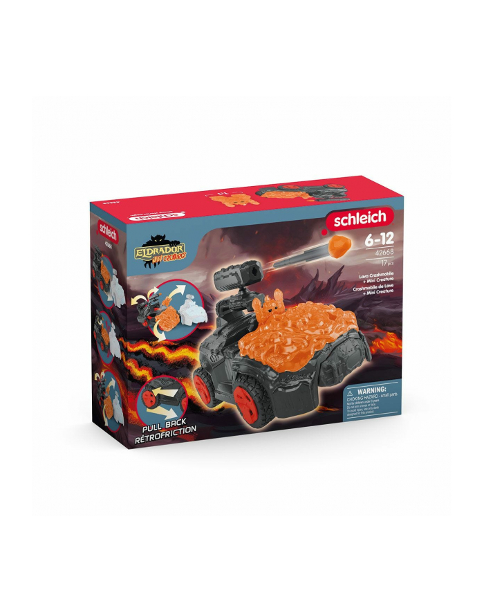 Schleich 42668 Pojazd ze stworkiem Lawa Eldrador Creatures główny