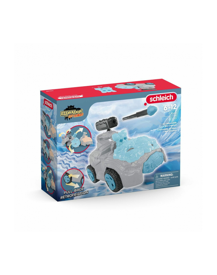Schleich 42669 Pojazd ze stworkiem Lód Eldrador Creatures główny