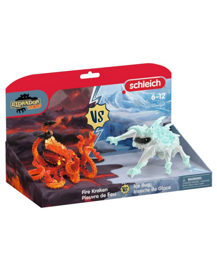Schleich 70826 Lodowy robal vs Ognisty kraken Eldrador Creatures główny