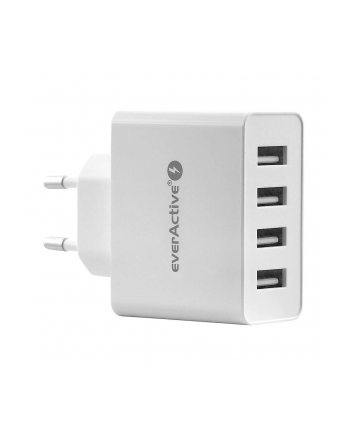 everactive Ładowarka sieciowa 4x USB 5A Iq smart charging Biała