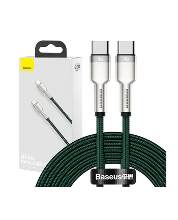 Baseus Cafule USB-C do USB-C, 100W, 2m (zielony)