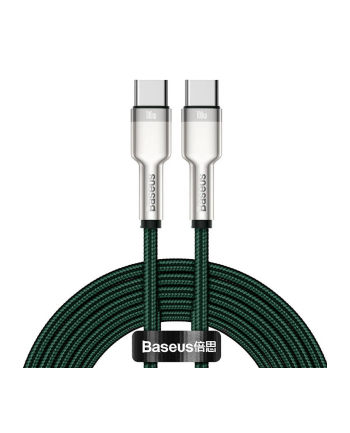 Baseus Cafule USB-C do USB-C, 100W, 2m (zielony)