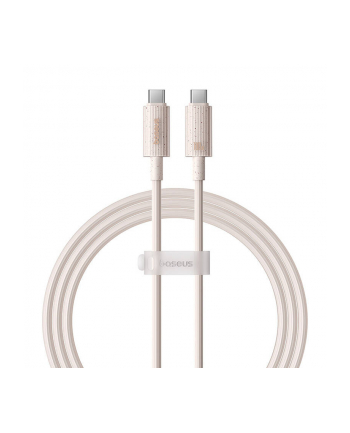 Baseus USB-C do USB-C Habitat Series 100W, 1m (różowy)