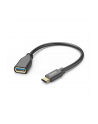 Hama OTG, USB 3.0 A, USB-C, 15CM, czarny Hama | kabel przejściowy | OTG | USB 3.0 A | USB-C | 15CM | czarny - nr 3