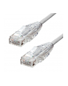 ProXtend Ultra Slim CAT6A U/UTP CU LSZH Ethernet Cable Grey 25cm - nr 1