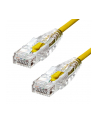 ProXtend Ultra Slim CAT6A U/UTP CU LSZH Ethernet Cable Yellow 2m - nr 1