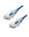 ProXtend Ultra Slim CAT6 U/UTP CU LSZH Ethernet Cable Blue 75cm - nr 1