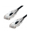 ProXtend Ultra Slim CAT6 U/UTP CU LSZH Ethernet Cable Black 75cm - nr 1