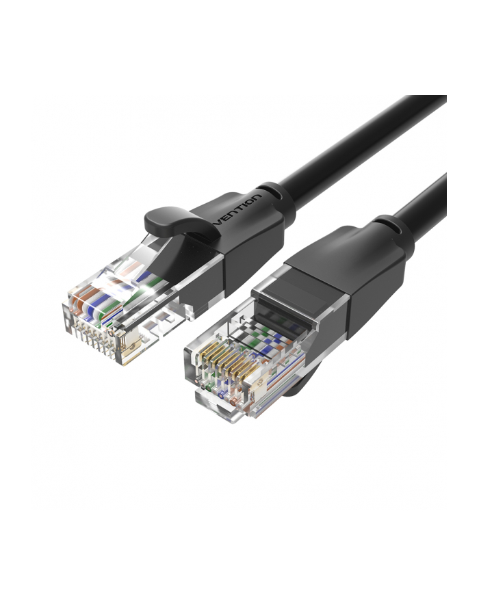 Vention UTP Cat. 6 RJ45 Ethernet 5m, czarny Kabel sieciowy UTP Cat.6 główny