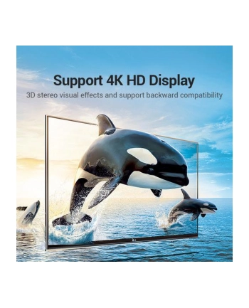 Vention AIOB0 HDMI 90 stopniowy (czarny)
