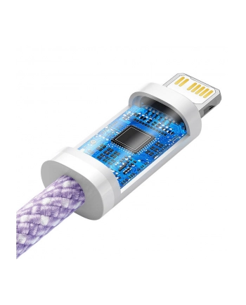 Baseus lightning - USB-C Dynamic Series, 20W, 1m (fioletowy)