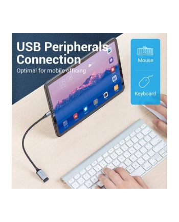 Vention Adapter OTG USB-C 3.0 do USB-A, 15cm Adapter OTG USB-C 3.0- USB-A nr 2