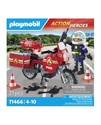 Playmobil 71466 Motocykl Straży Pożarnej Z Akcesoriami nr 1
