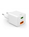 Hama ładowarka sieciowa mini 20W PD/QC 1x USB-C, 1x USB-A biała ładowarka sieciowa | USB-C/USB-A | Power Delivery/Quick Charge | 20W | biała - nr 10