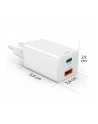 Hama ładowarka sieciowa mini GaN 45W PD/QC 1x USB-C, 1x USB-A biała ładowarka sieciowa | USB-C/USB-A | Power Delivery/Quick Charge | 45W | biała - nr 13