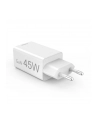 Hama ładowarka sieciowa mini GaN 45W PD/QC 1x USB-C, 1x USB-A biała ładowarka sieciowa | USB-C/USB-A | Power Delivery/Quick Charge | 45W | biała - nr 18