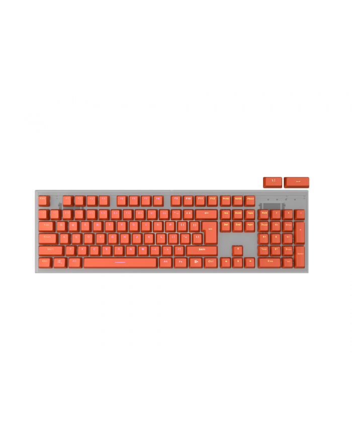 Genesis Lead 300 pomarańczowe Double Shot Keycaps Keycaps | pomarańczowe | double shot główny