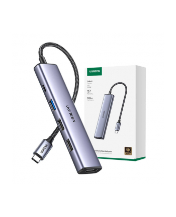 Ugreen CM478 USB-C do HDMI, USB-A 3.0, 2x USB-A 2.0, PD nr 1