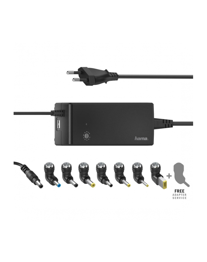 Hama Zasilacz uniwersalny do notebooka 12-22V/90W Zasilacz uniwersalny | Hama | 12-22V | 90W główny