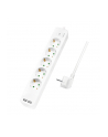 LogiLink 5 gniazd 1.5m biała Listwa zasilająca 5 gniazd CEE 7/3, 2x USB, 1.5m biała - nr 14