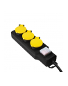 LogiLink 3 gniazda IP44 1.5m Listwa zasilająca 3 gniazda CEE 7/3 zewnętrzna IP44 1.5m - nr 3