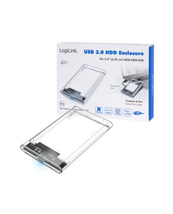 LogiLink UA0409 HDD/SSD, USB 3.0 - transparentna / beznarzędziowa