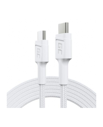 Green Cell Kabel Biały Typ Usb C 2M