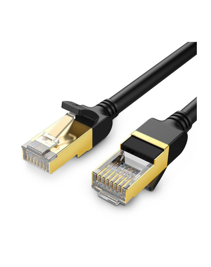 UGREEN  OKRĄGŁY KABEL SIECIOWY NW107 ETHERNET RJ45, CAT.7, STP, 0.5M (CZARNY) (6957303882298) główny