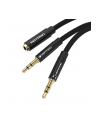 Vention Adapter Na Słuchawki I Mikrofon Bblbab 60Cm (BBLBY) - nr 1