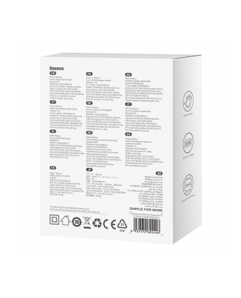 Baseus GaN5 30W Mini (biała) ładowarka sieciowa nr 1