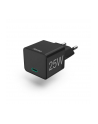 Hama ładowarka sieciowa mini 25W PD/QC 3.0 1x USB-C czarna ładowarka sieciowa mini Hama | 25W | Power Delivery | Qualcomm® | Quick Charge™ | 3.0 | czarna - nr 1