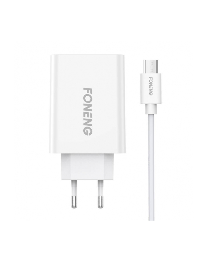 Ładowarka sieciowa Foneng EU43, 1x USB + Kabel USB Micro główny