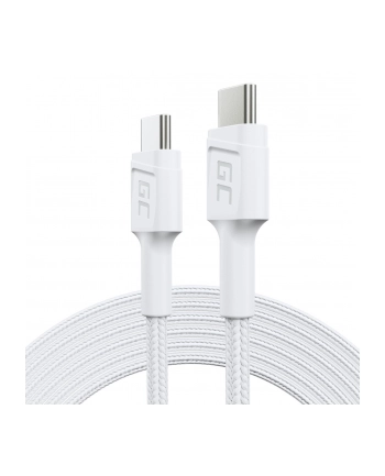 Green Cell Kabel Biały Typ Usb C 2M