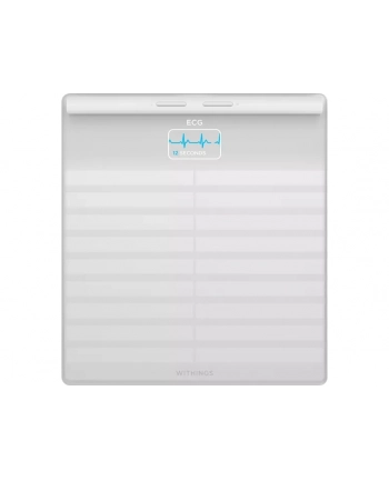 Withings Body Scan zaawansowana waga 6-kanałowe EKG, tętno, analiza składu masy ciała biała nr 1