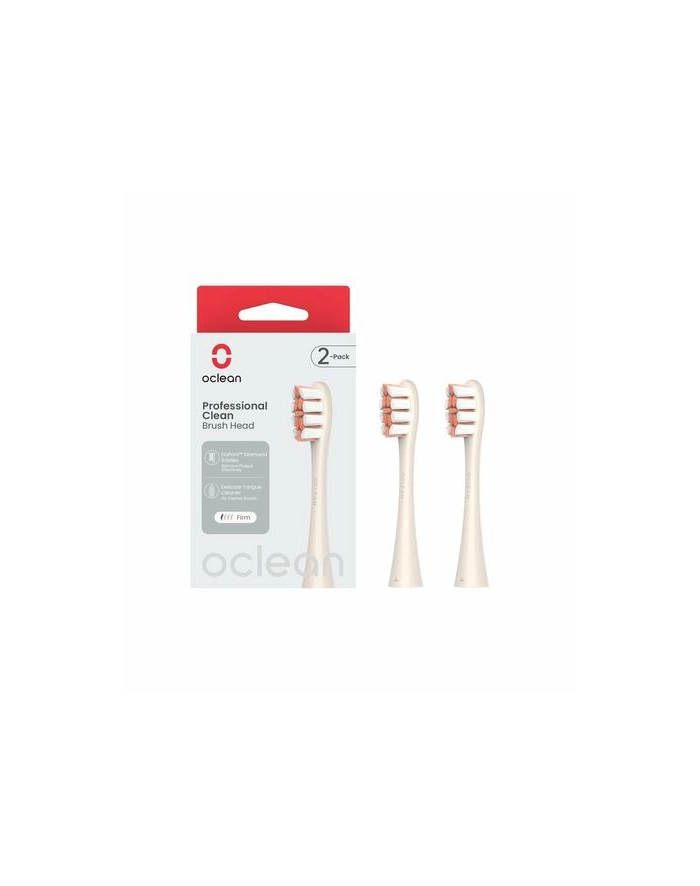 Oclean Końcówki Do Szczoteczki Professional Clean Color 2X Złote P1C8 główny