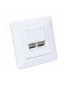 Intellinet 771900 Gniazdo Sieciowe Podtynkowe 2Xrj45 Cat6 10G, Stp, 80X80Mm, Białe - nr 13