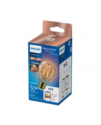 Philips Smart LED Żarówka filament bursztynowa E27 A60 7 W (50 W) E27, zimna - ciepła biel (929003017421)