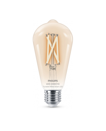 Philips Smart LED Żarówka filament przezroczysta E27 ST64 7 W (60 W), zimna - ciepła biel (929003018621)