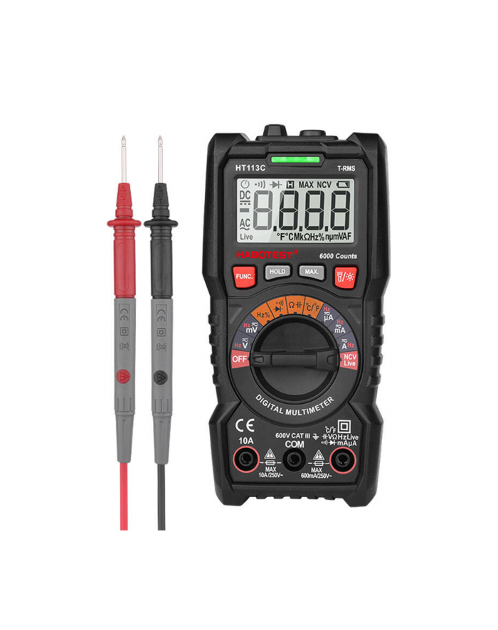 Habotest Cyfrowy Multimetr Uniwersalny HT113C główny