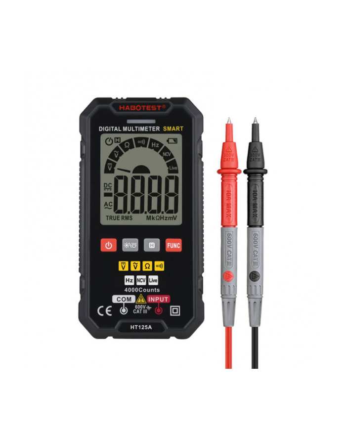 Habotest Cyfrowy Multimetr Uniwersalny HT125A główny