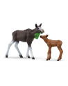 Schleich 42629 Łoś z cielęciem Wild Life - nr 8