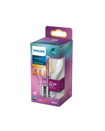 Philips Żarówka Światła Led Classic Ssw 60W A60 Ww Cl Nd 1Srt E27 (929001888655)